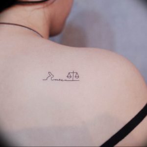 Фото созвездие весов тату 12.07.2019 №007 - constellation Libra tattoo - tattoo-photo.ru