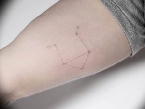 Фото созвездие весов тату 12.07.2019 №022 - constellation Libra tattoo - tattoo-photo.ru