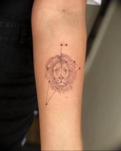 Фото созвездие льва тату 12.07.2019 №006 - constellation lion tattoo - tattoo-photo.ru