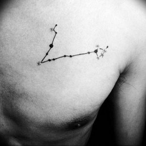 Фото созвездие рыбы тату 12.07.2019 №007 - constellation fish tattoo - tattoo-photo.ru
