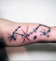 Фото созвездие скорпиона тату 12.07.2019 №015 — constellation scorpion ta — tattoo-photo.ru