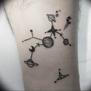 Фото созвездие стрельца тату 12.07.2019 №013 - constellation archer tattoo - tattoo-photo.ru