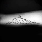 Фото тату горы на предплечье 23.07.2019 №083 - forearm mountain tattoo - tattoo-photo.ru