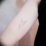 Фото тату созвездие на руке 12.07.2019 №011 - tattoo constellation on arm - tattoo-photo.ru