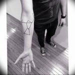Фото тату созвездие на руке 12.07.2019 №022 - tattoo constellation on arm - tattoo-photo.ru