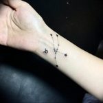 Фото тату созвездие тельца 12.07.2019 №003 - Taurus constellation tattoo - tattoo-photo.ru