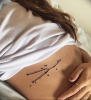 Фото тату созвездие тельца 12.07.2019 №005 — Taurus constellation tattoo — tattoo-photo.ru
