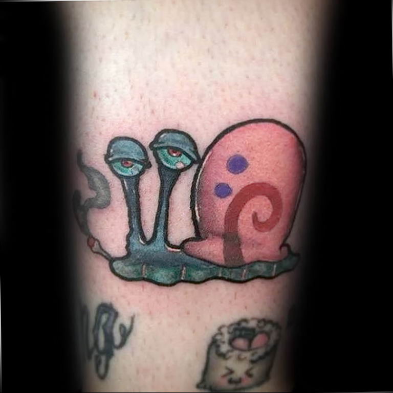 Фото тату улитка 28.07.2019 № 181 - snail tattoo - tattoo-photo.ru.