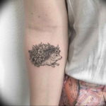 Photo тату ежик 31.07.2019 №005 - tattoo hedgehog - tattoo-photo.ru
