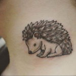 Photo тату ежик 31.07.2019 №014 - tattoo hedgehog - tattoo-photo.ru