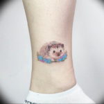 Photo тату ежик 31.07.2019 №015 - tattoo hedgehog - tattoo-photo.ru