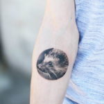 Photo тату ежик 31.07.2019 №017 - tattoo hedgehog - tattoo-photo.ru