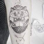 Photo тату ежик 31.07.2019 №024 - tattoo hedgehog - tattoo-photo.ru