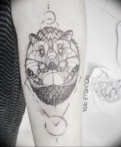 Photo тату ежик 31.07.2019 №024 - tattoo hedgehog - tattoo-photo.ru