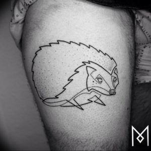 Photo тату ежик 31.07.2019 №025 - tattoo hedgehog - tattoo-photo.ru