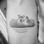 Photo тату ежик 31.07.2019 №026 - tattoo hedgehog - tattoo-photo.ru