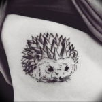 Photo тату ежик 31.07.2019 №029 - tattoo hedgehog - tattoo-photo.ru