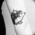 Photo тату ежик 31.07.2019 №032 - tattoo hedgehog - tattoo-photo.ru