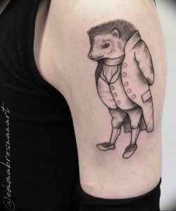 Photo тату ежик 31.07.2019 №034 - tattoo hedgehog - tattoo-photo.ru