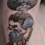 Photo тату ежик 31.07.2019 №038 - tattoo hedgehog - tattoo-photo.ru