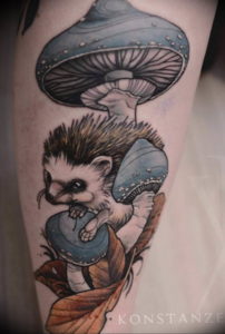 Photo тату ежик 31.07.2019 №038 - tattoo hedgehog - tattoo-photo.ru