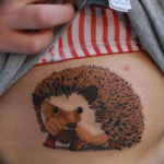 Photo тату ежик 31.07.2019 №054 - tattoo hedgehog - tattoo-photo.ru