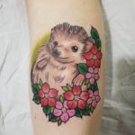 Photo тату ежик 31.07.2019 №055 - tattoo hedgehog - tattoo-photo.ru