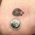 Photo тату ежик 31.07.2019 №079 - tattoo hedgehog - tattoo-photo.ru