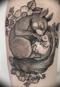 Photo тату ежик 31.07.2019 №082 - tattoo hedgehog - tattoo-photo.ru