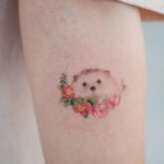 Photo тату ежика на руке 31.07.2019 №018 - tattoo hedgehog on hand - tattoo-photo.ru