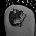 Фото вариант тату ежик 31.07.2019 №001 - tattoo hedgehog - tattoo-photo.ru