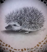 Фото вариант тату ежик 31.07.2019 №016 — tattoo hedgehog — tattoo-photo.ru