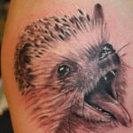 Фото вариант тату ежик 31.07.2019 №023 - tattoo hedgehog - tattoo-photo.ru
