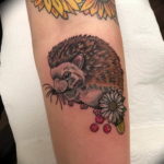Фото вариант тату ежик 31.07.2019 №031 - tattoo hedgehog - tattoo-photo.ru