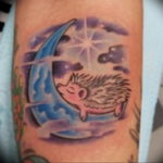 Фото вариант тату ежик 31.07.2019 №040 - tattoo hedgehog - tattoo-photo.ru