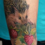 Фото вариант тату ежик 31.07.2019 №043 - tattoo hedgehog - tattoo-photo.ru