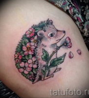 Фото вариант тату ежик 31.07.2019 №044 — tattoo hedgehog — tattoo-photo.ru