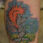 Фото вариант тату ежик 31.07.2019 №045 - tattoo hedgehog - tattoo-photo.ru