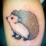Фото вариант тату ежик 31.07.2019 №048 - tattoo hedgehog - tattoo-photo.ru