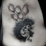 Фото вариант тату ежик 31.07.2019 №064 - tattoo hedgehog - tattoo-photo.ru
