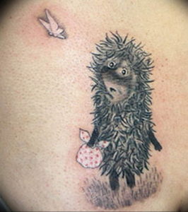 Фото вариант тату ежик 31.07.2019 №069 - tattoo hedgehog - tattoo-photo.ru
