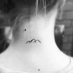 Фото маленькие тату горы 23.07.2019 №001 - little mountain tattoos - tattoo-photo.ru