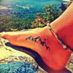 Фото маленькие тату горы 23.07.2019 №048 - little mountain tattoos - tattoo-photo.ru