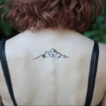 Фото маленькие тату горы 23.07.2019 №057 - little mountain tattoos - tattoo-photo.ru