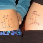 Фото созвездие близнецы тату 12.07.2019 №004 - constellation twins tattoo - tattoo-photo.ru