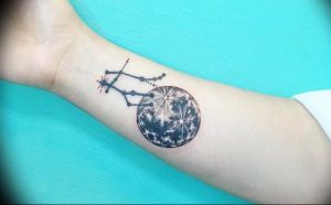 Фото созвездие близнецы тату 12.07.2019 №009 - constellation twins tattoo - tattoo-photo.ru