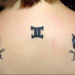 Фото созвездие близнецы тату 12.07.2019 №015 - constellation twins tattoo - tattoo-photo.ru