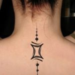 Фото созвездие близнецы тату 12.07.2019 №016 - constellation twins tattoo - tattoo-photo.ru