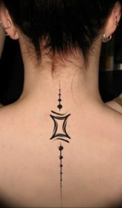 Фото созвездие близнецы тату 12.07.2019 №016 - constellation twins tattoo - tattoo-photo.ru