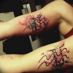 Фото созвездие близнецы тату 12.07.2019 №019 - constellation twins tattoo - tattoo-photo.ru